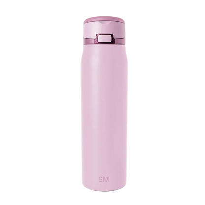 Simple Modern Mesa Loop Bottle with Covered Straw 30 oz Pink Champagne 