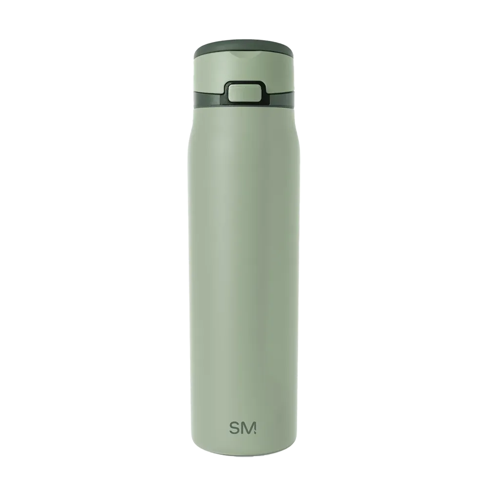 Simple Modern Mesa Loop Bottle with Covered Straw 30 oz Eucalyptus Mix 