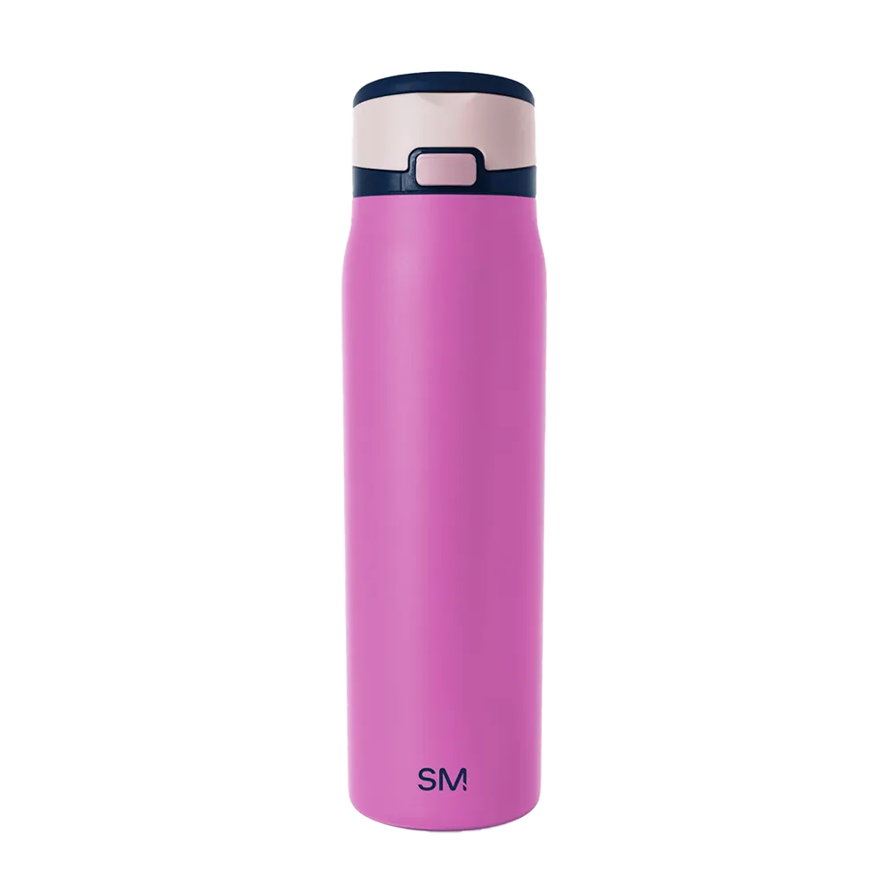 Simple Modern Mesa Loop Bottle with Covered Straw 30 oz Fuchsia Mix 