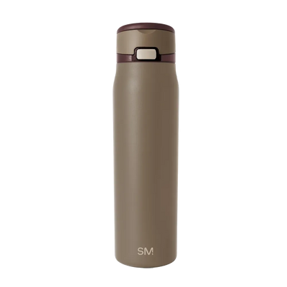 Simple Modern Mesa Loop Bottle with Covered Straw 30 oz Hazelnut Mix 