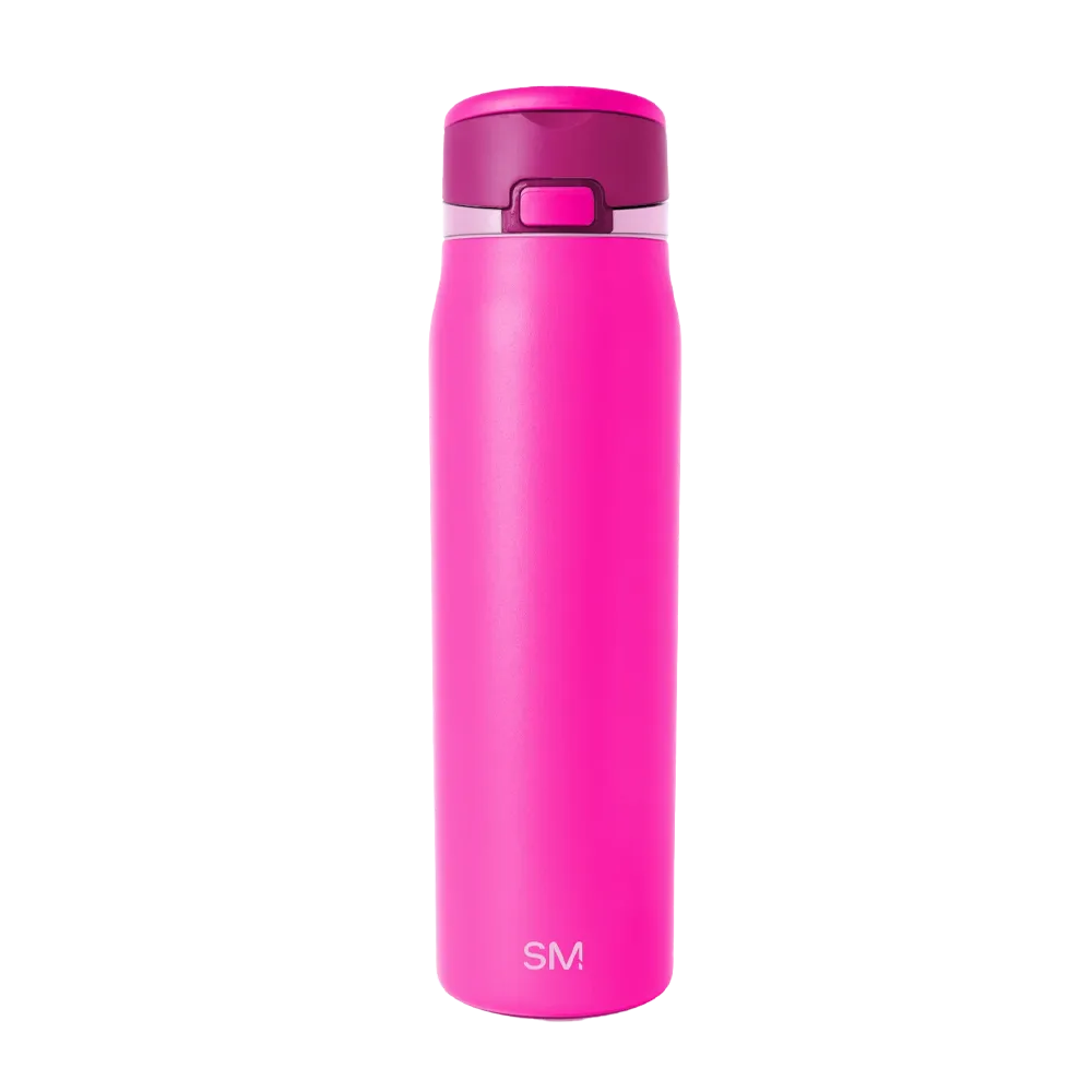 Simple Modern Mesa Loop Bottle with Covered Straw 30 oz Raspberry Vibes Mix 