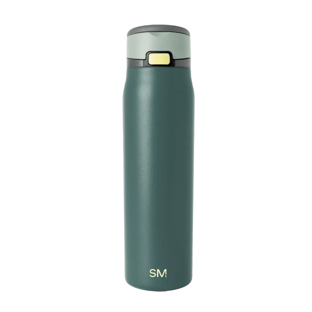 Simple Modern Mesa Loop Bottle with Covered Straw 30 oz Steel Harbor Mix 