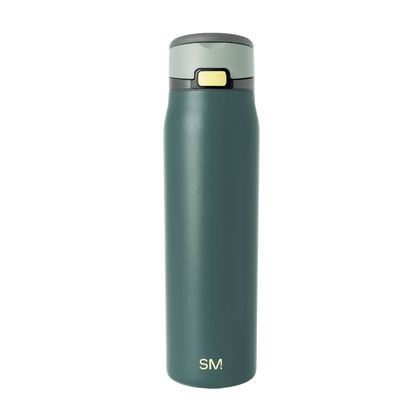 Simple Modern Mesa Loop Bottle with Covered Straw 30 oz Steel Harbor Mix 