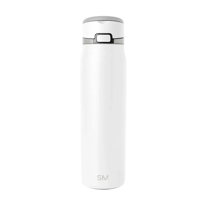 Simple Modern Mesa Loop Bottle with Covered Straw 30 oz Winter White Mix 