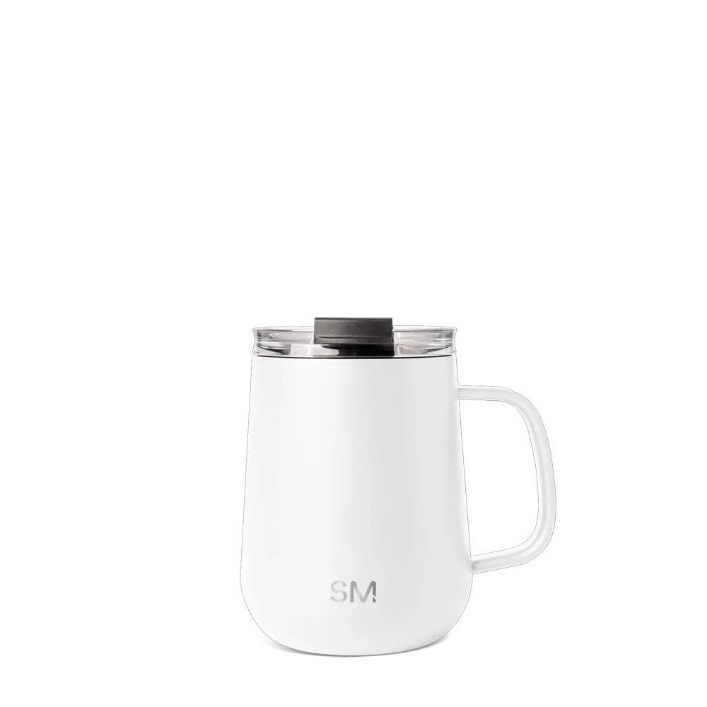 Simple Modern Voyager Mug 12 oz Winter White 