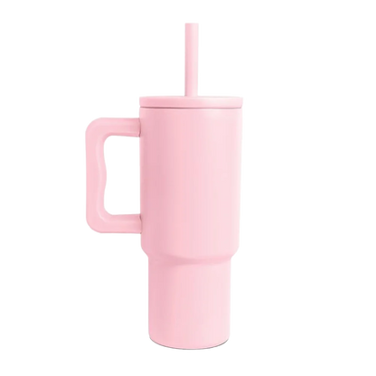 Simple Modern Trek Kids Tumbler with Silicone Straw 24 oz Blush 