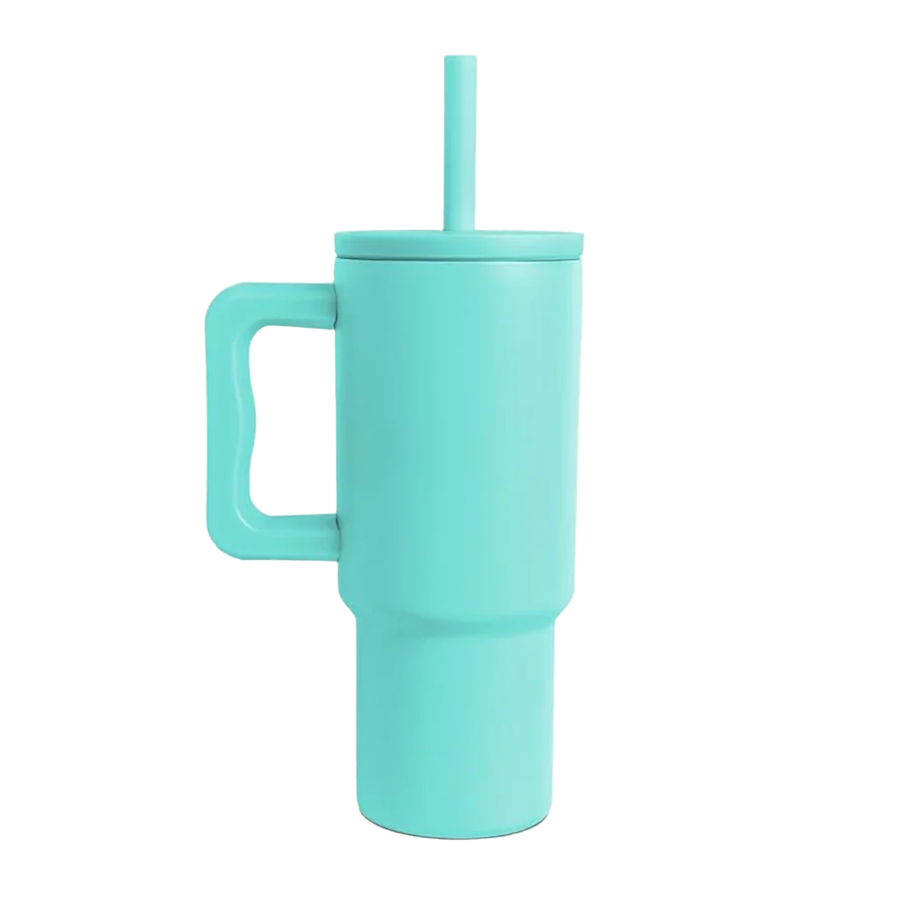 Simple Modern Trek Kids Tumbler with Silicone Straw 24 oz Ocean Water 