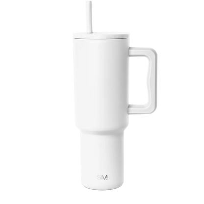 Simple Modern Trek Tumbler 40 oz Winter White 