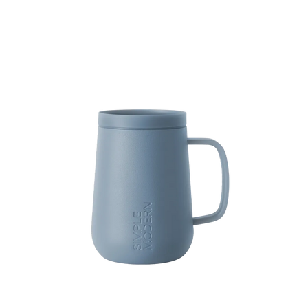Simple Modern Voyager Signature Mug 12 oz Blue Dune 