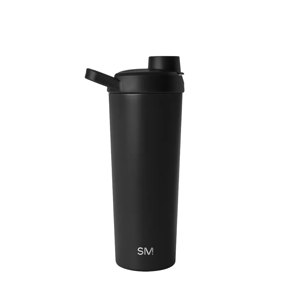 Simple Modern Rally Protein Shaker 24 oz Midnight Black 