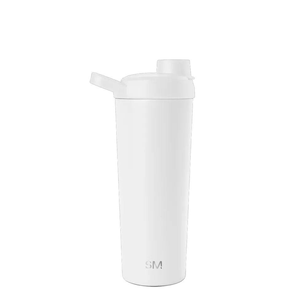 Simple Modern Rally Protein Shaker 24 oz Winter White 