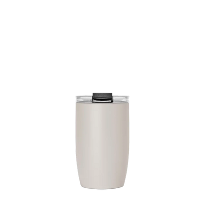 Simple Modern Voyager Tumbler with Clear Flip Lid and Straw 12 oz Almond Birch 