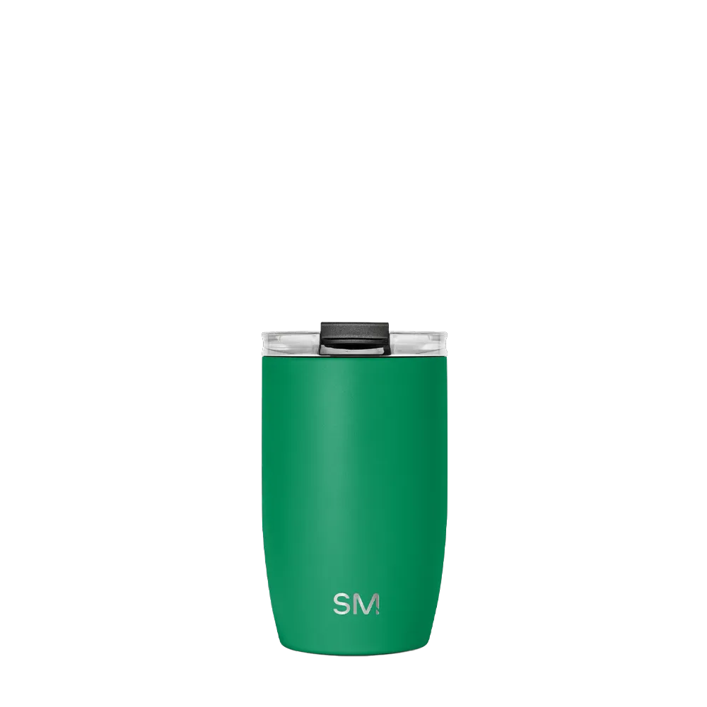 Simple Modern Voyager Tumbler with Clear Flip Lid and Straw 12 oz Kelly Green 