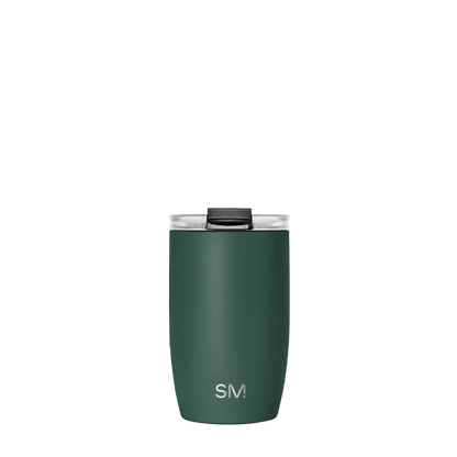 Simple Modern Voyager Tumbler with Clear Flip Lid and Straw 12 oz Forest 