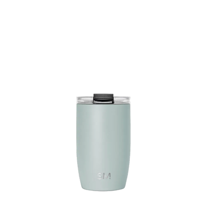 Simple Modern Voyager Tumbler with Clear Flip Lid and Straw 12 oz Sea Glass Sage 