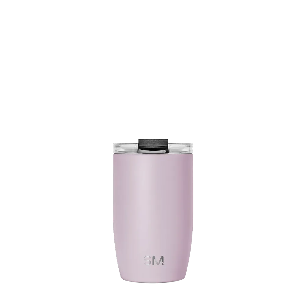 Simple Modern Voyager Tumbler with Clear Flip Lid and Straw 12 oz Lavender Mist 