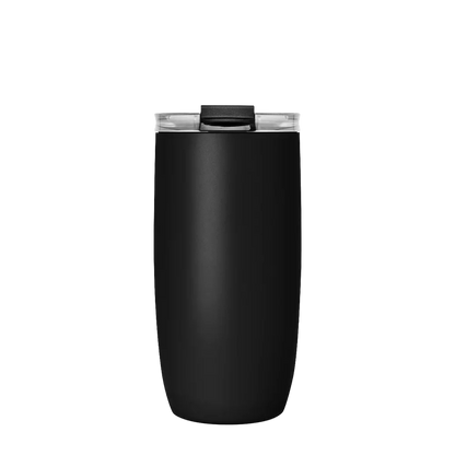 Simple Modern Voyager Tumbler with Clear Flip Lid and Straw 16 oz Midnight Black 
