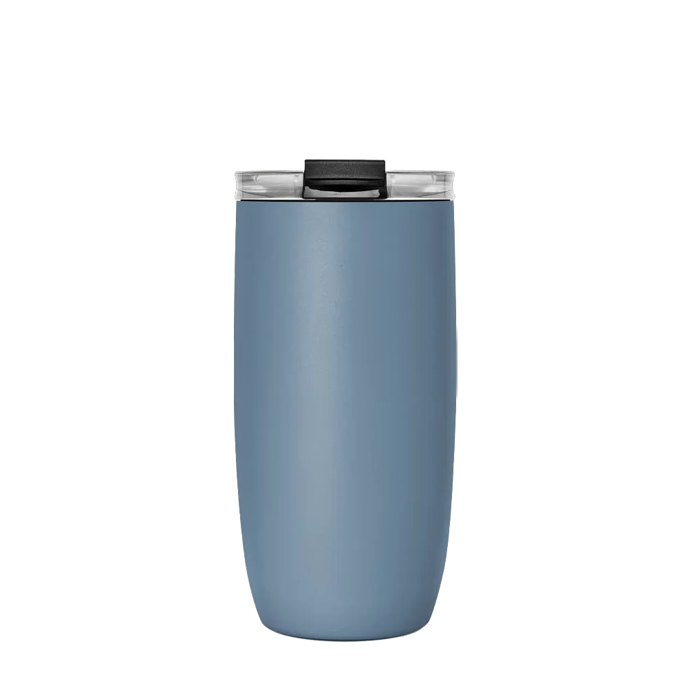 Simple Modern Voyager Tumbler with Clear Flip Lid and Straw 16 oz Blue Dune 