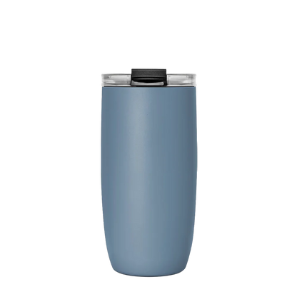 Simple Modern Voyager Tumbler with Clear Flip Lid and Straw 16 oz Blue Dune 