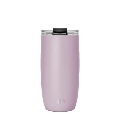 Simple Modern Voyager Tumbler with Clear Flip Lid and Straw 16 oz Lavender Mist 