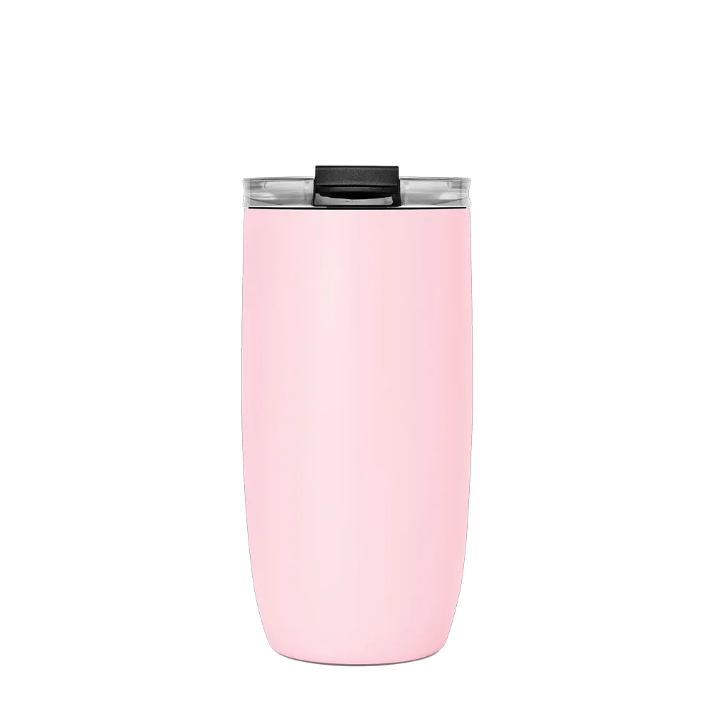 Simple Modern Voyager Tumbler with Clear Flip Lid and Straw 16 oz Blush 