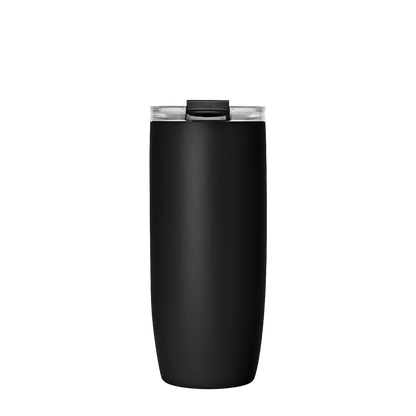 Simple Modern Voyager Tumbler with Clear Flip Lid and Straw 20 oz Midnight Black 