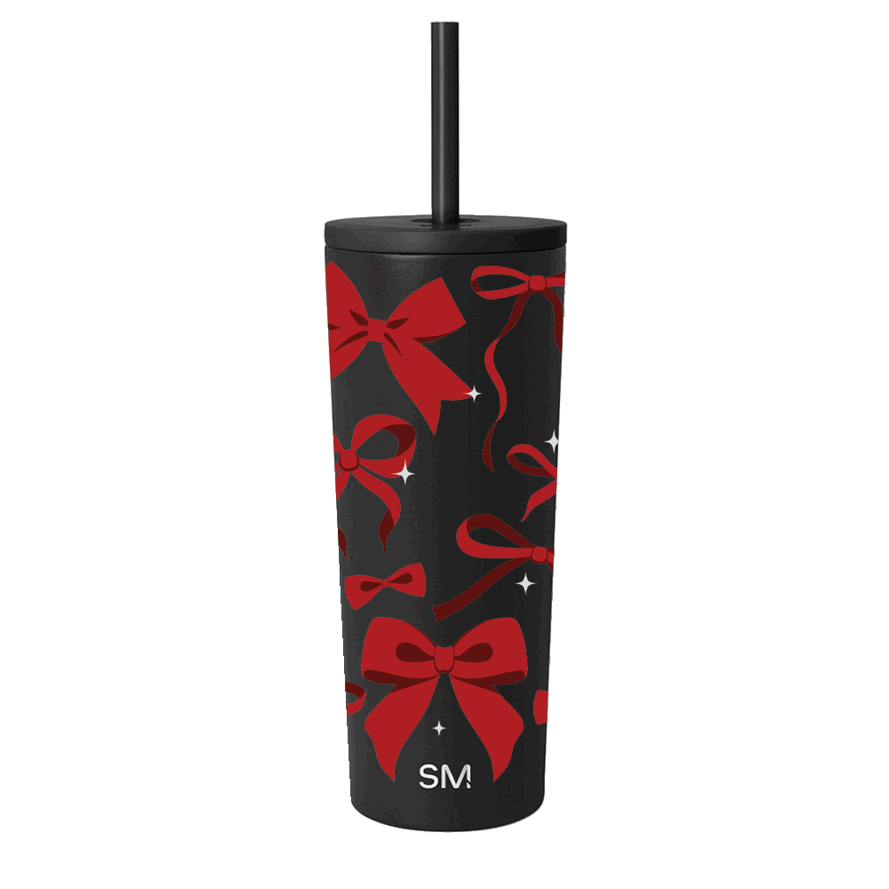 Simple Modern 24 oz Classic Tumbler with Winter Design Bowd and Bright 