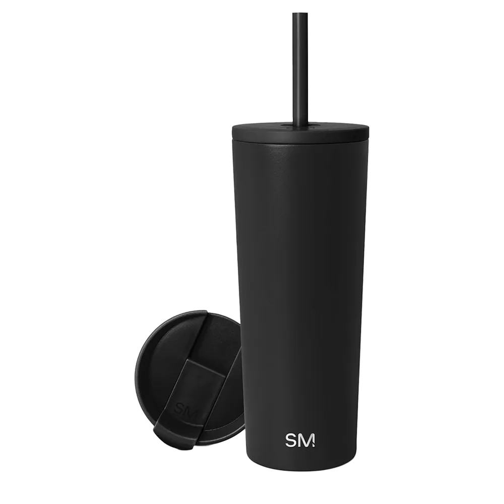 Simple Modern Classic Tumbler 24 oz Midnight Black 