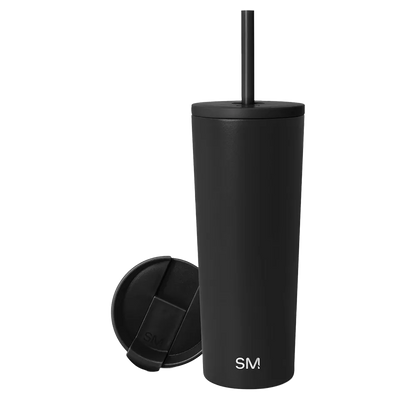 Simple Modern Classic Tumbler 24 oz Midnight Black 