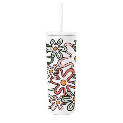 Simple Modern Spring Collection wrap Retro Daisies 