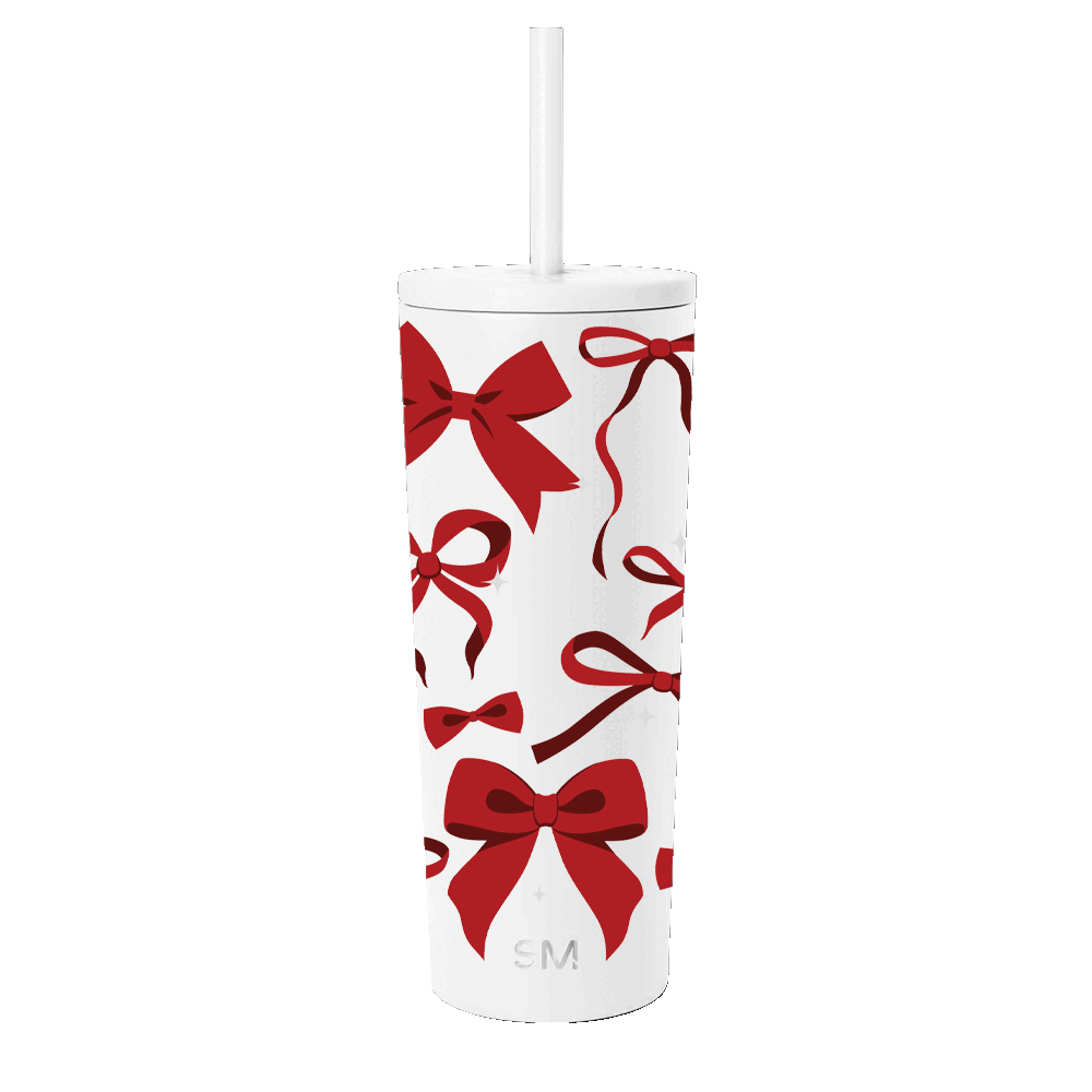 Simple Modern 24 oz Classic Tumbler with Winter Design Bowd and Bright 