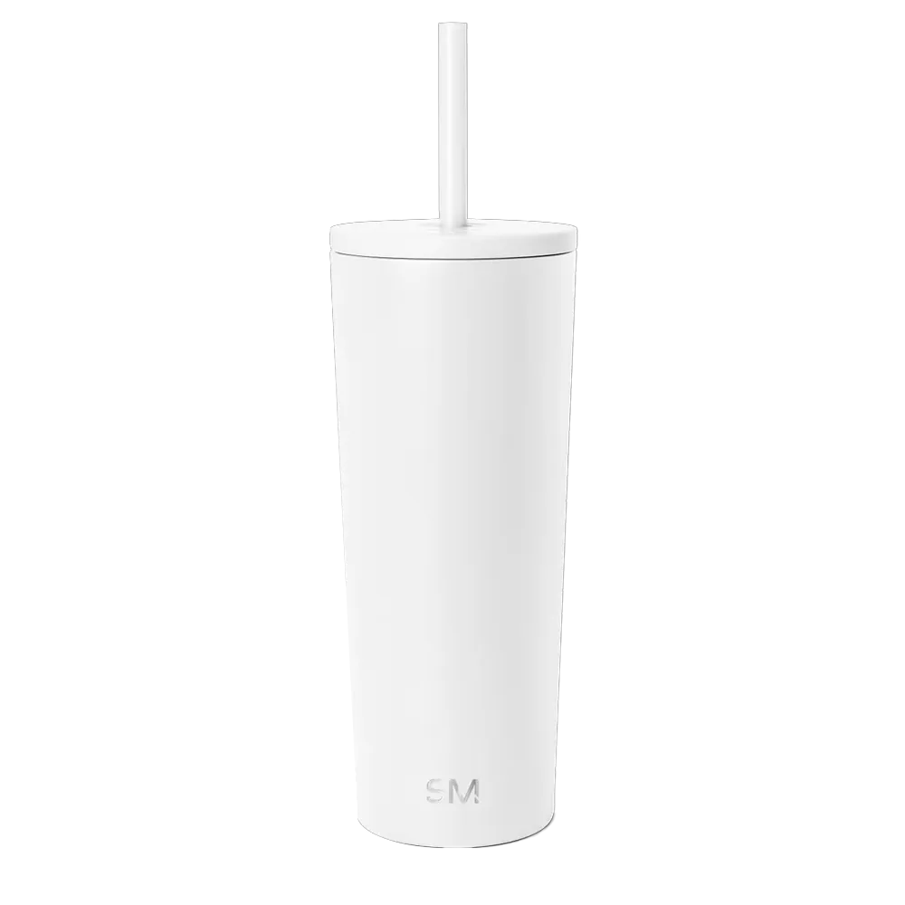 Simple Modern Classic Tumbler 24 oz Winter White 