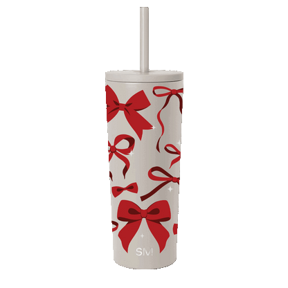 Simple Modern 24 oz Classic Tumbler with Winter Design Bowd and Bright 