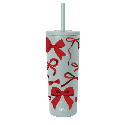 Simple Modern 24 oz Classic Tumbler with Winter Design Bowd and Bright 