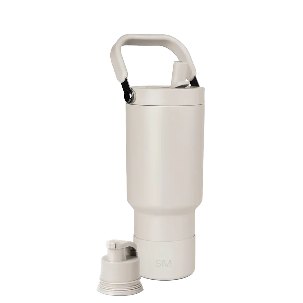 Simple Modern Trek Pivot Tumbler 30 oz Almond Birch 