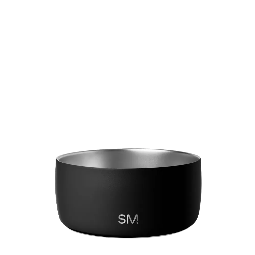 Simple Modern Bentley Pet Bowl 4 cup Midnight Black 
