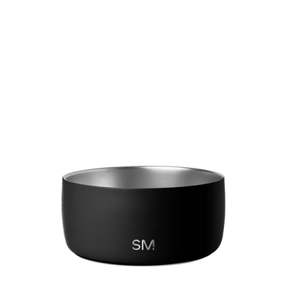 Simple Modern Bentley Pet Bowl 4 cup Midnight Black 