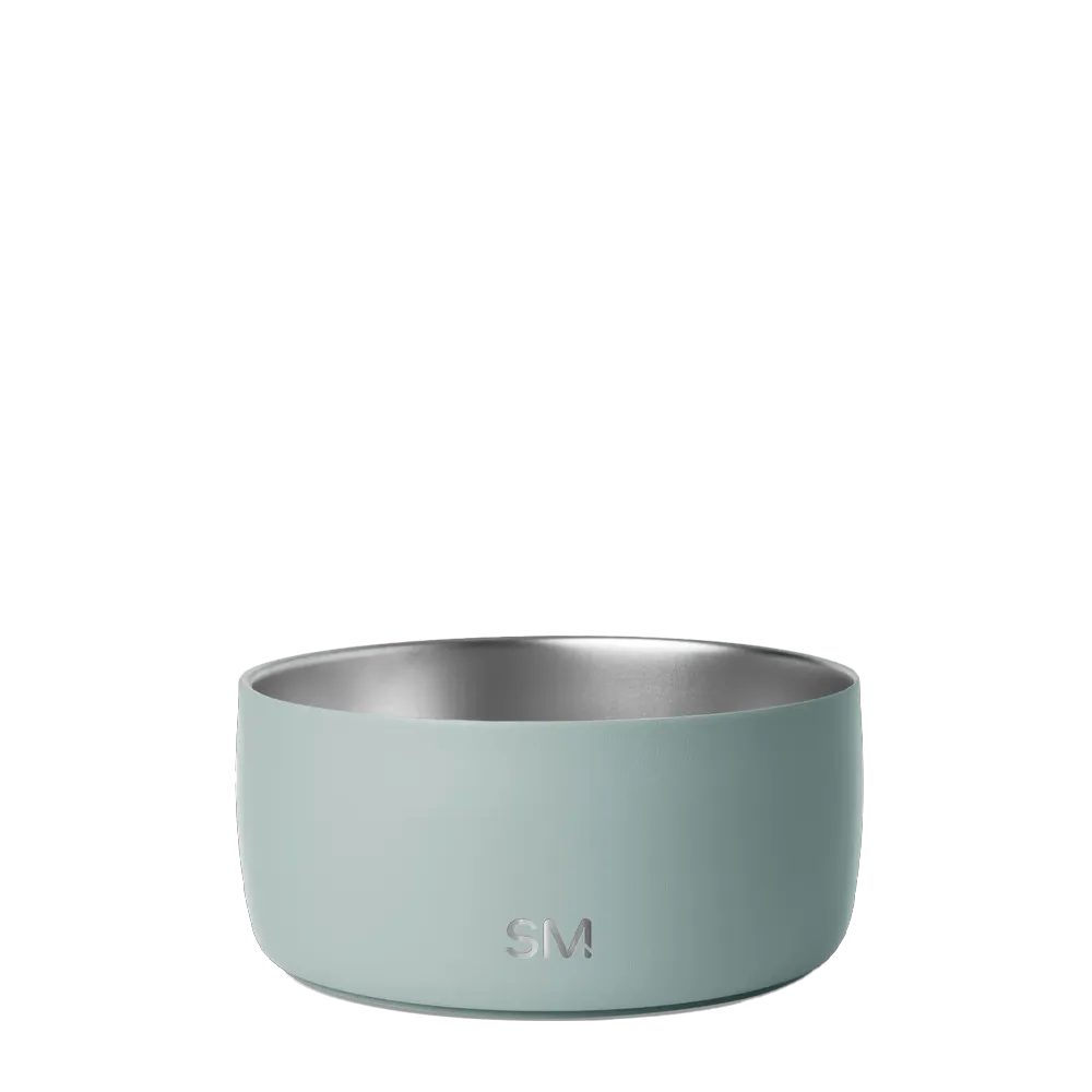 Simple Modern Bentley Pet Bowl 4 cup Sea Glass Sage 