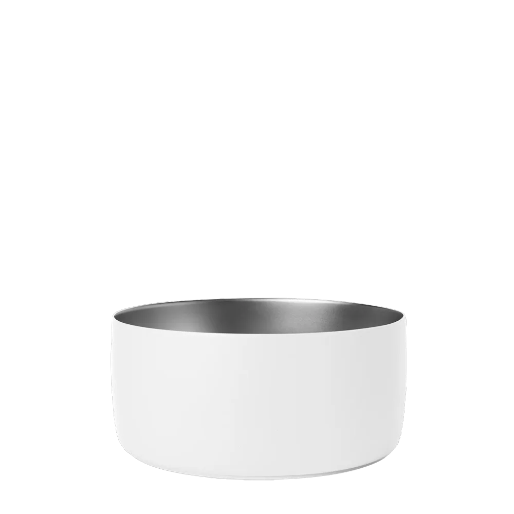 Simple Modern Bentley Pet Bowl 8 cup Winter White 