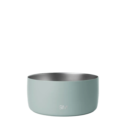 Simple Modern Bentley Pet Bowl 8 cup Sea Glass Sage 