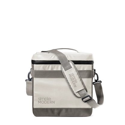 Simple Modern Day Cooler 12 Can Almond Birch 