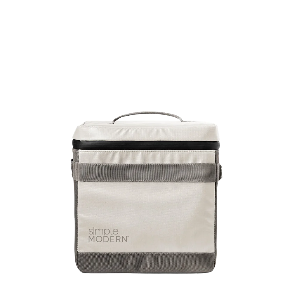 Simple Modern Day Cooler 12 Can Almond Birch 