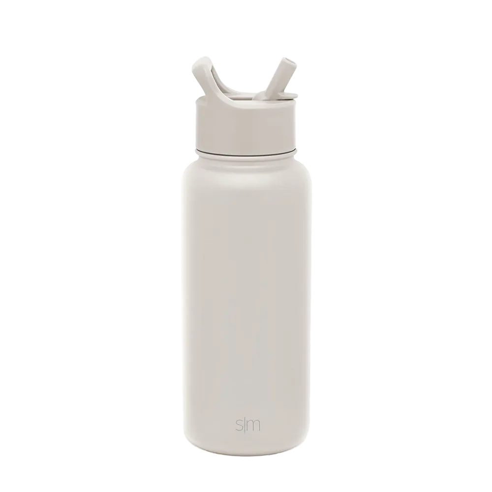 Customized Summit Water Bottle Straw Lid 32 oz Water Bottles from Simple Modern 