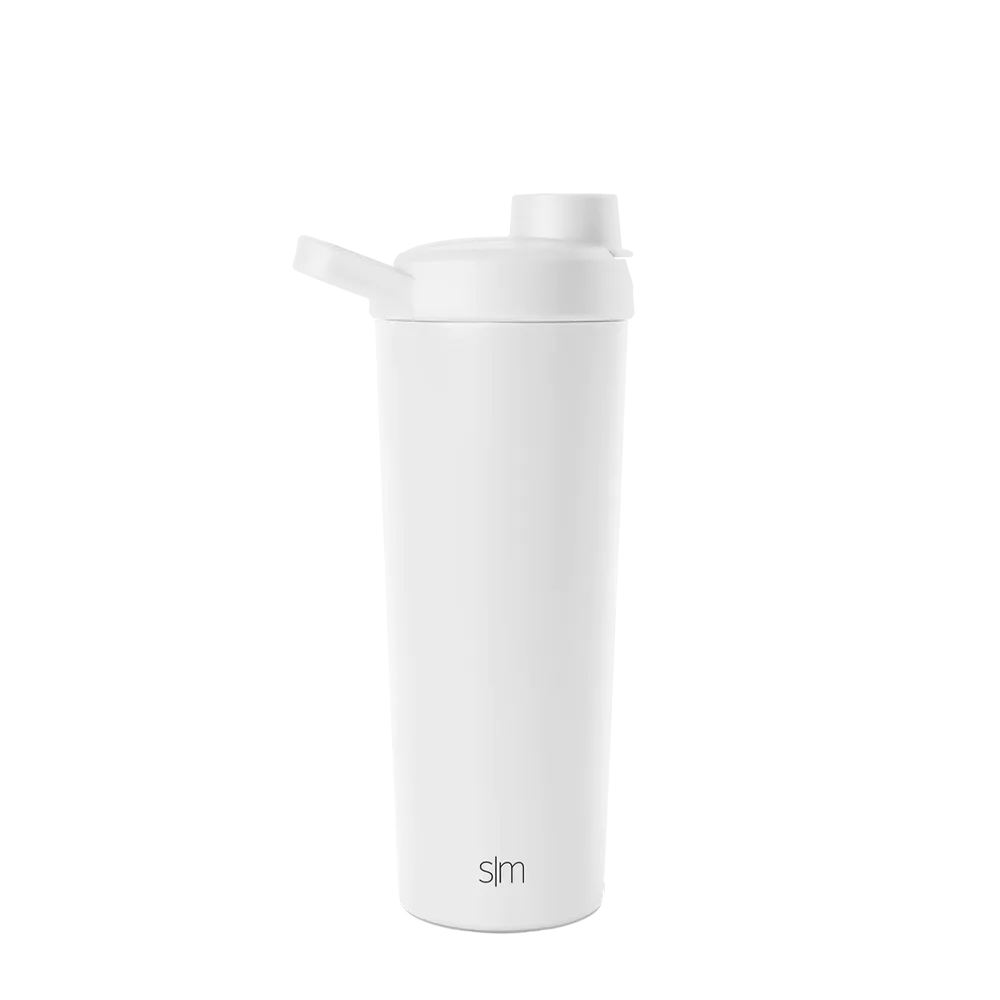 Simple Modern Rally Protein Shaker 24 oz Winter White 