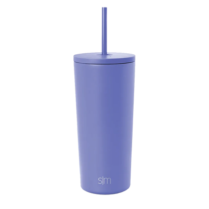 Customized Simple Modern 20 oz tumbler with Straw Lid 