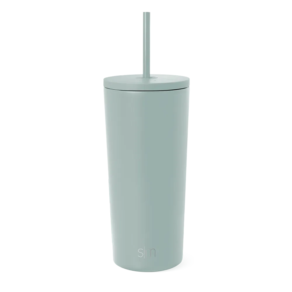Customized Simple Modern 20 oz tumbler with Straw Lid 