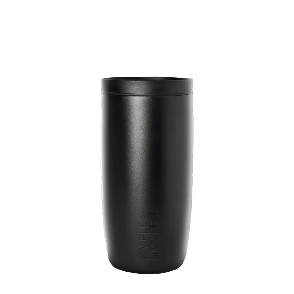 Simple Modern Voyager Signature Tumbler 16 oz Midnight Black 