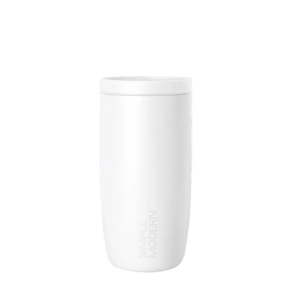 Simple Modern Voyager Signature Tumbler 16 oz Winter White 