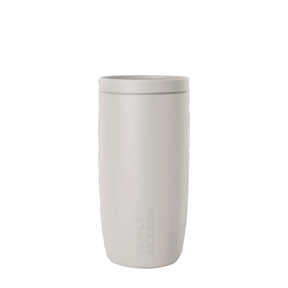 Simple Modern Voyager Signature Tumbler 16 oz Almond Birch 