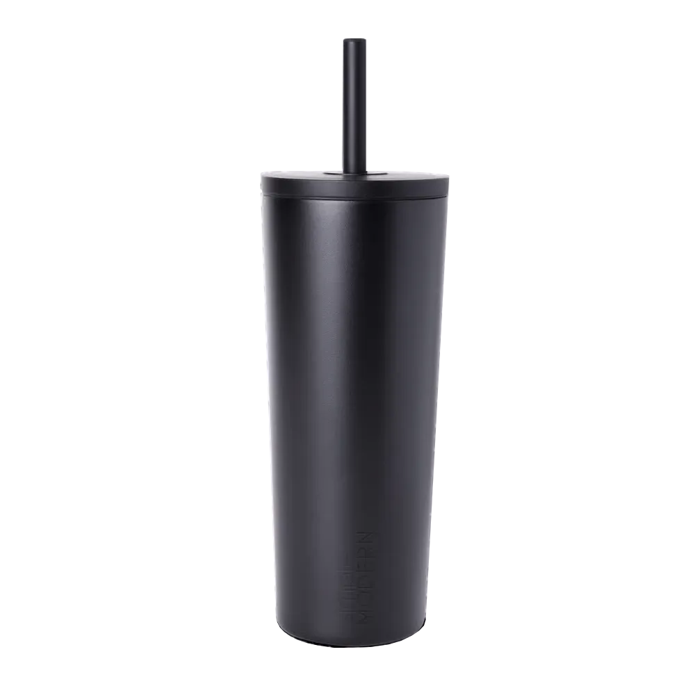 Simple Modern Classic Signature Tumbler 24 oz Midnight Black 